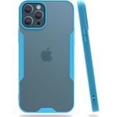 Freedom Storee Apple İphone 12 Pro Max Kılıf Platin Silikon - Mavi