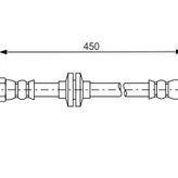 FREN HORTUMU DACIA DUSTER 2010- BOSCH 1987481683