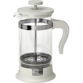 French press, paslanmaz çelik-kırık beyaz, 1 lt