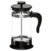 French press, paslanmaz çelik-siyah, 1 lt