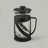 French Press - Şeffaf / Siyah - 600 Ml