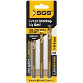 Freze Matkap Uç Seti 4-6-8 mm