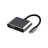 Frisby FA-7678C Type-C HDMI+VGA 4Kx2K Adaptör