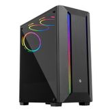Frisby FC-9410G Wolf 500 W Rgb 3 Fanlı Tempered Glass Kasa