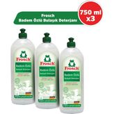 Frosch Badem Özlü Bulaşık Deterjanı 750ML 3'lü - 2,2 lt