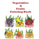 Fruits and Vegetables COLORING BOOK