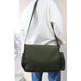 Fuddy Moda Unisex Postacı Çantası - Haki - 38x25x9