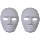 Fufi Maske Erkek Model ( 2 Adet ) - Beyaz