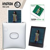 Fujifilm Instax SQ Link Beyaz Yazıcı 10lu Square Film ve Pleksi Çerçeve