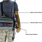 Fujin Explorer Bag Spin & Siyah Gri LRF Çantası