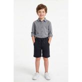 Fulla Moda Beli Lastikli Duble Paça Erkek Çocuk Şort