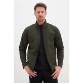 Fulla Moda Fermuarlı Dik Yaka Softshell Ceket