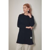 Fulla Moda Fullamodest Basic Bisiklet Yaka Tunik