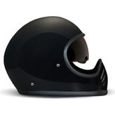 Fullface Seventyseven Solid Black Kapalı Motosiklet Kaskı - XL