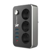 Fulltech FTR-02 2 M 3'lü Termal Akım Korumalı Priz