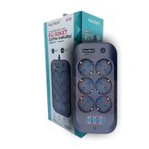 Fulltech FTR-11 6 Priz 3XUSB 2500W Termal Akım Korumalı Priz