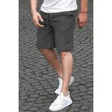 Füme Basic Keten Erkek Şort 6506 - L
