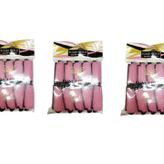 Fumo Sünger Pembe 3x10'lu Bigudi