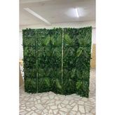 Fupe Shop Yapay Çiçek Şimşir Bitki Paravan 5 Kanat Seperatör Oda Bölme Dekor - 180X180 - Yeşil
