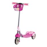 Furkan Toys FUR58338 Pembe Linda Frenli Sepetli Scooter
