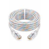 Fury Cat6 Seffaf Ethernet Kablosu 10 Metre Rj45 Lan İnternet Modem Router Bilgisayar Kablosu Gri
