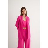 Fuşya Pembe Tensel Ceket - 40