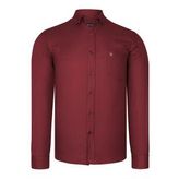 G785 DEWBERRY ERKEK GÖMLEK-BORDO