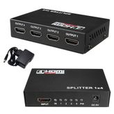 Gabble GAB-HS04 4 Port HDMI Splitter