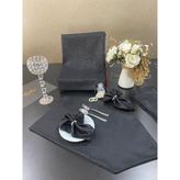 Gabi Polyester Masa Örtüsü - Siyah