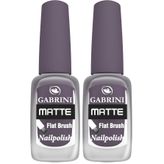 Gabrini Matte Nail Polish M19 Mat 2'li Oje