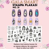 Gala Smart Stampa Plaka No:21 Sticker