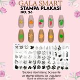Gala Smart Stampa Plaka No:26 Sticker