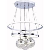 Galaksi 3 Top Krom LED Avize