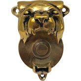 Galata Bronz Kaplan Kapı Zili, Parlak Sarı/siyah