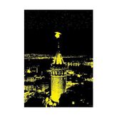 Galata Kulesi 1000 Parça Neon Puzzle - 01-Mavi