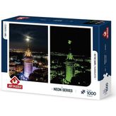 Galata Kulesi 1000 Parça Neon Puzzle - Çok Renkli