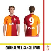 Galatasaray Lisanslı 2023/2024 Parçalı 5 Yıldızlı İç Saha Icardi Baskılı Sarı Kırmızı Forma
