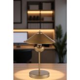Gale Masa Lambası, Eskitme Metal Başlıklı
