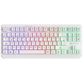 GameBooster G75 Elya TKL Membrane Switch Kablolu Beyaz Gaming Klavye