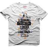 Gamedevil A Drinking Problem Beyaz Erkek T-Shirt - XL