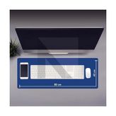 Gaming Oyuncu Mouse Pad, Kaymaz Taban Gamer Mousepad, Masa Koruyucu Masa Matı, Ofis Tipi Klavye ve Fare Altlığı (Mavi, 80X40 cm - Xl) - Option-1 - 0002 - Beyaz