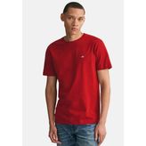 Gant Bisiklet Yaka Erkek Basic T-Shirt - Kırmızı