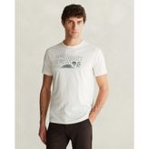 Gant Erkek Krem Regular Fit T-Shirt