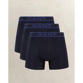 GANT Erkek Lacivert Düz 3'lü Boxer