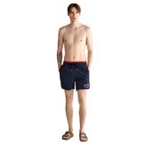 Gant Erkek Lacivert Regular Fit Logolu Mayo Şort