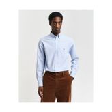 Gant Erkek Mavi Regular Fit Logolu Gömlek