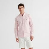 Gant Erkek Pembe Regular Fit Çizgili Logolu Gömlek - S - 666-Pembe