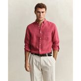 Gant Erkek Pembe Regular Fit Gömlek - 3XL