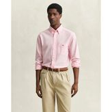 Gant Erkek Pembe Regular Fit Logolu Gömlek - S