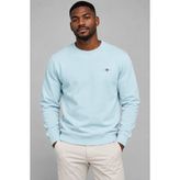 Gant Erkek Regular Basic Sweatshirt - 2XL - Açık Mavi